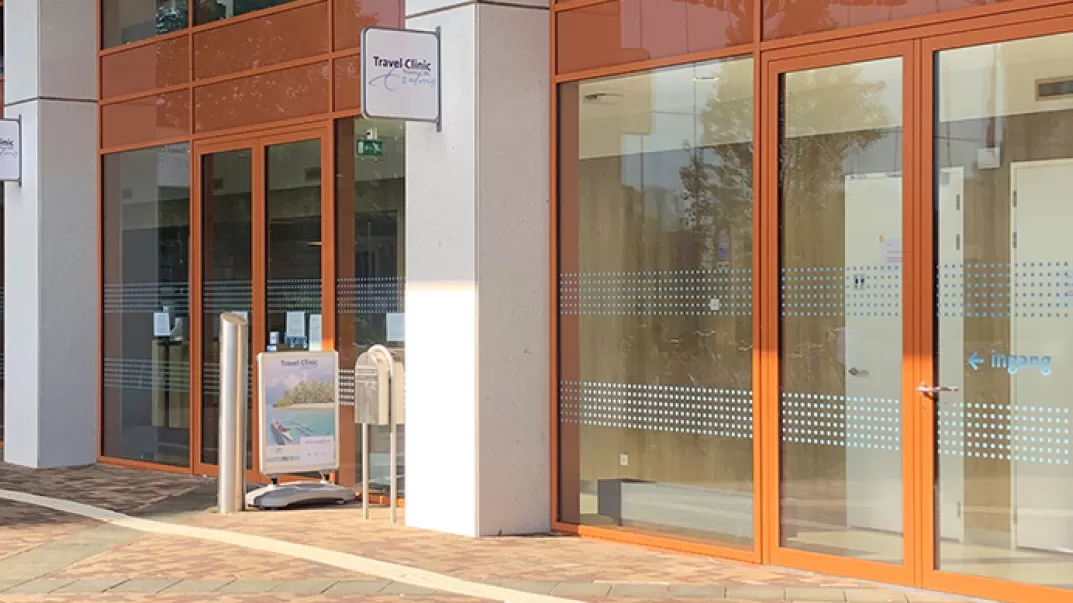 Aanzicht van het pand van Travel Clinic Erasmus MC